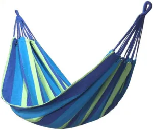 Hanging Sleeping Bed Thickened Canvas Hammock Fashion Outdoor Swing Safe for Camping Lightweight Easy to Pack