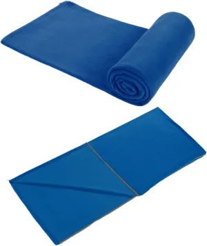 Happyyami Fleece Camping Sleeping Bag Lightweight Waterproof with Storage Bag for Outdoor Home Use