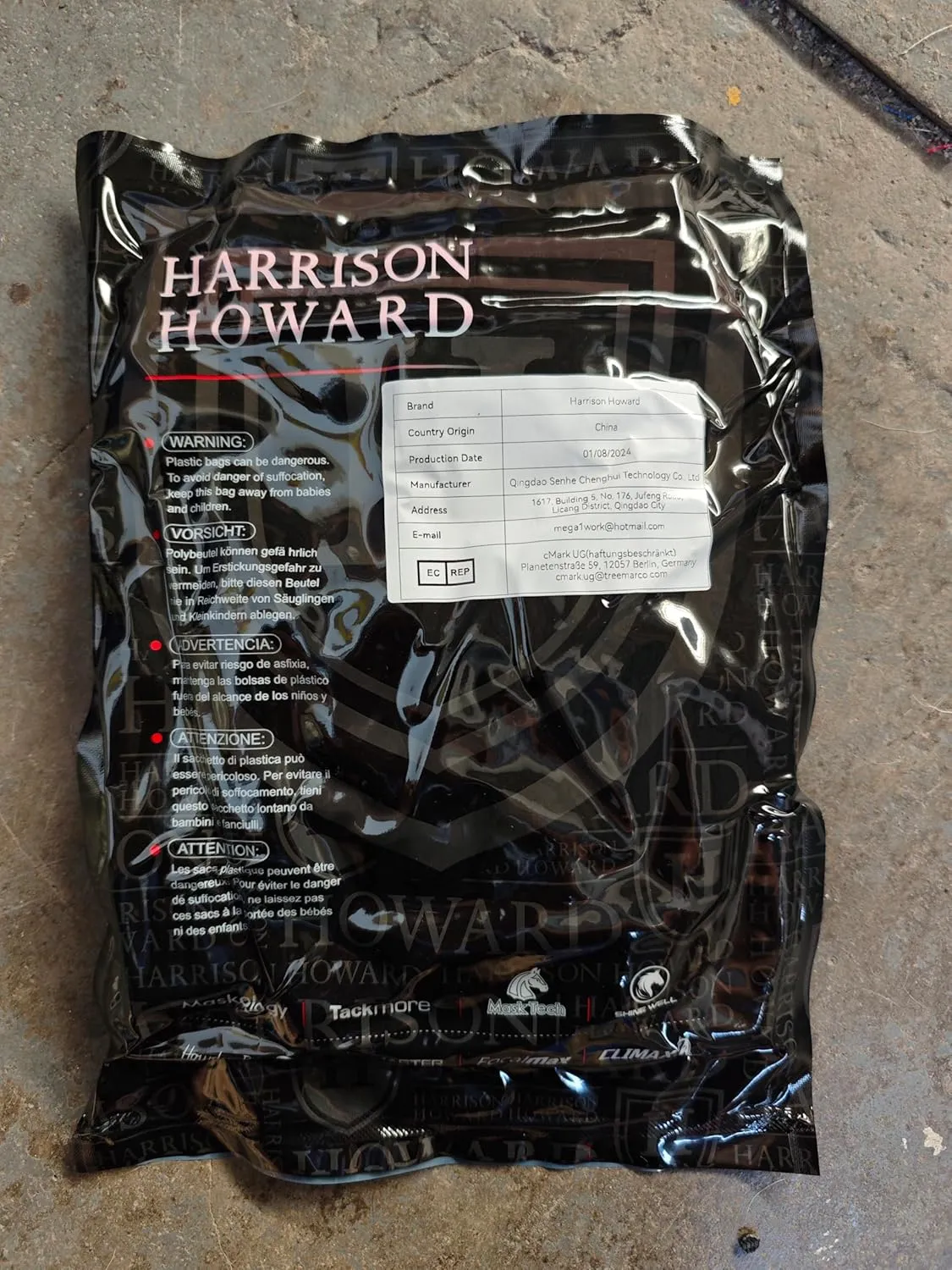 Harrison Howard Climax Horse Sheet Waterproof/Fleece Lining Horse Blanket with Hi-Vis Features Superb Night Safty on Road-Nautical Blue M