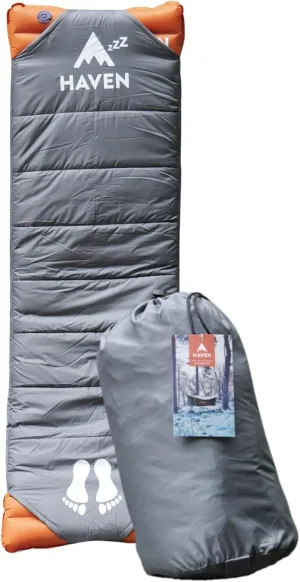 Haven Insulated Pad Cover - Hammock Accessories for Insulated Hammock Pad - Camping Hammock Sleeping Pad Accessories - Second Gen (Standard Size)(Pad Not Included) (XL/Safari Size 80L x 30W)