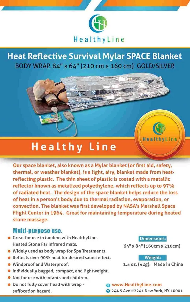 Heat Reflective Survival Mylar Thermal Space Blanket