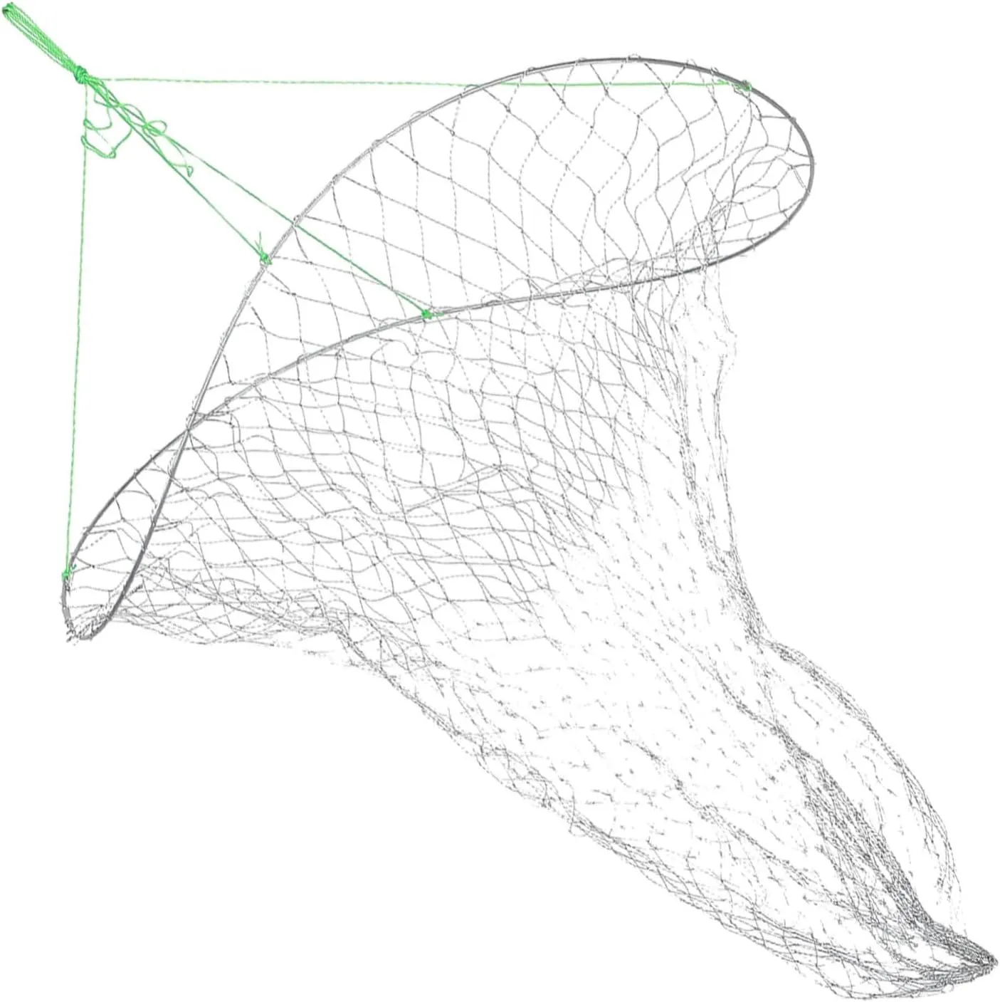HEMOTON 1 Set Multi Functional Collapsible Fishing Net for Shrimp Crab and Fish Durable Design with Optimized Mesh for Increased Catch Rates for Outdoor Fishing Activities