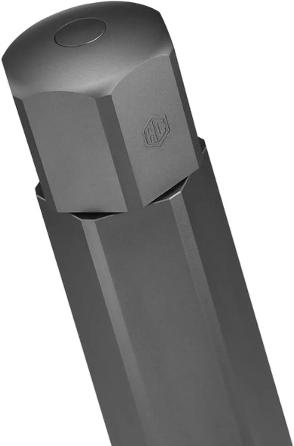 HexClad HexMill Salt Grinder, Professional Grade Heavy-Duty, Refillable, Aluminum Gunmetal Gray, Adjustable Ten Grind Settings