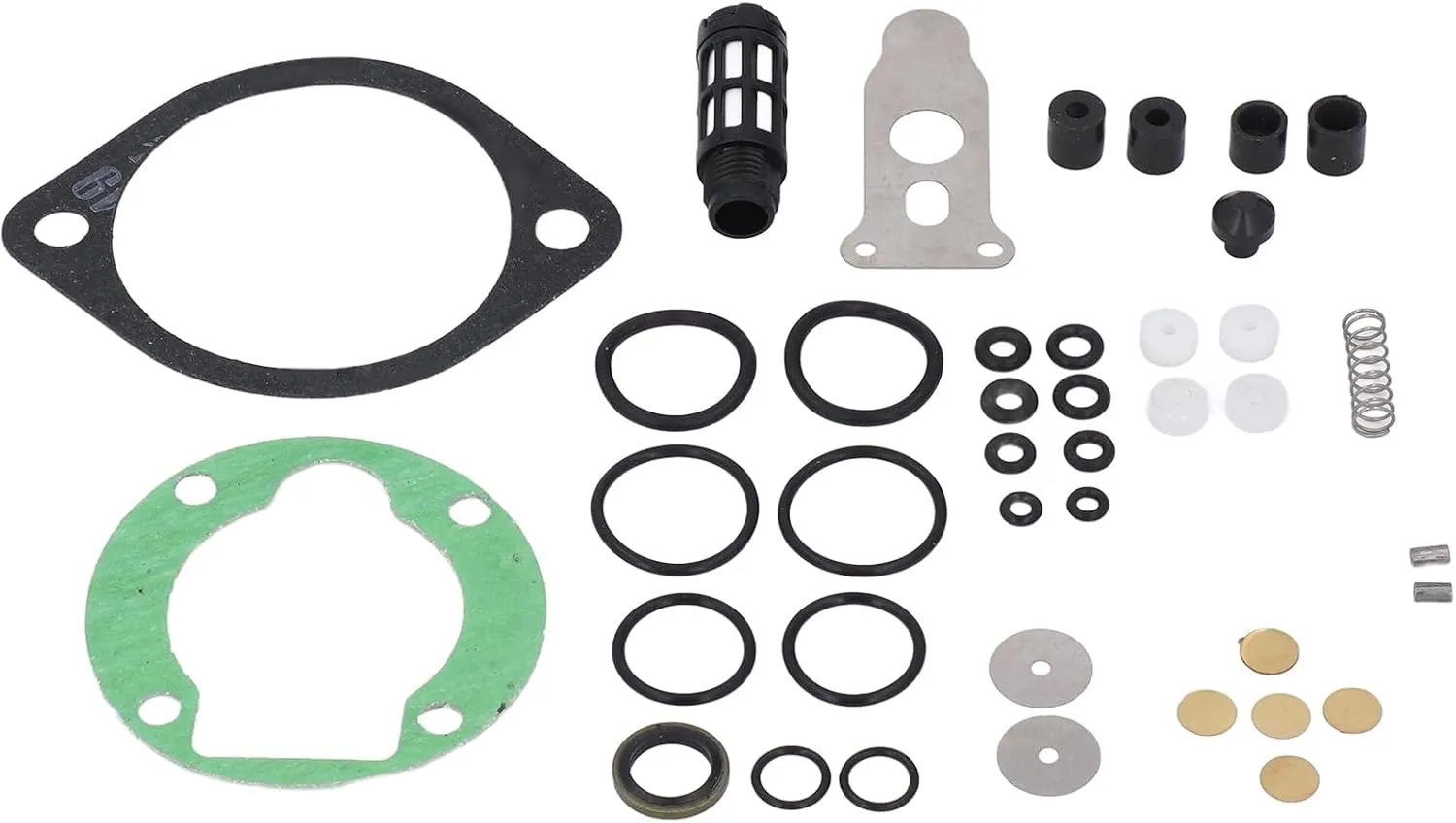 High Pressure Air Pump Accessories Kit, Easy Installation Erosion Resistant Wide Application Air Compressor Shim Gasket Spare Parts for Workshop, Generic9put04nyo1
