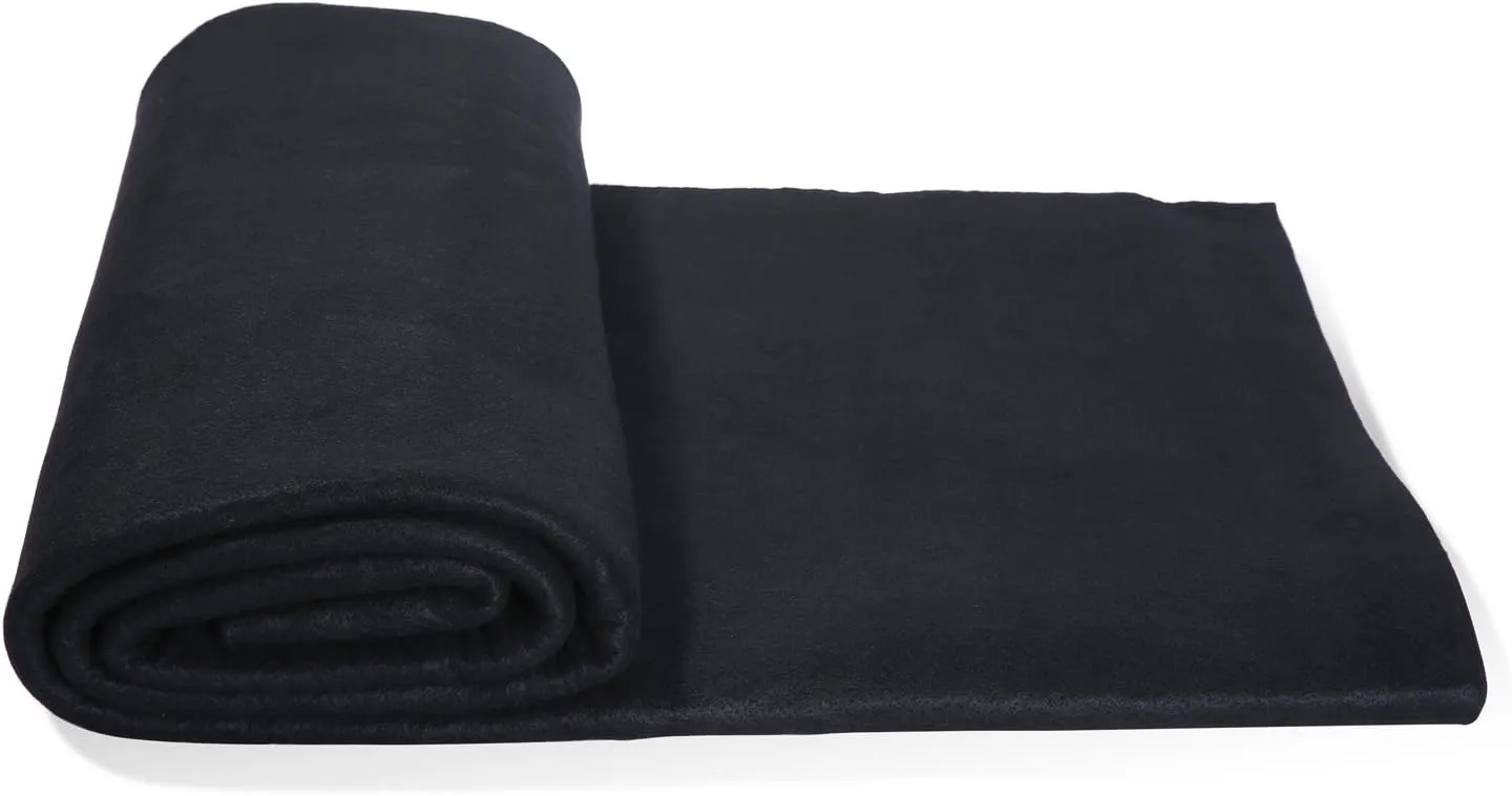 High Temp 48''X72''X1/8'' Carbon Fiber Welding Blanket Protect Work Area from Sparks & Splatte (48''X72''X1/8'')