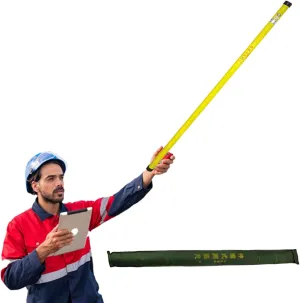 High-voltage Measuring Rods with Portable Bag, Lightweight measuring sticks for height, Tower Rule Power Measurement/Street Light Maintenance(59ft)