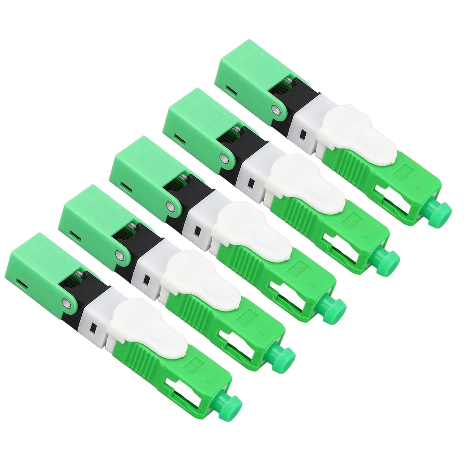 HighPerformance SC Fiber Optic Cold Connector Kit with Low Insertion Loss and Sturdy PTB Material - 20 Sets for FTTH Projects and Fast Installation