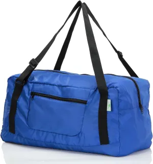 HOLYLUCK Foldable Travel Duffel Bag For Women & Men Luggage Great for Gym (Blue)