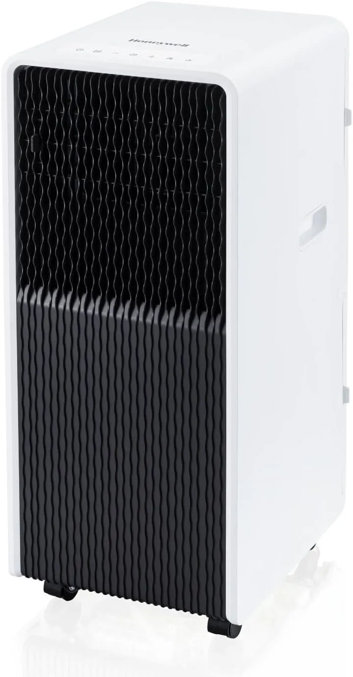 Honeywell 13,500 BTU Slim & Smart WiFi Portable AC with Fan, Dehumidifier, Alexa/Google Home Voice Control – Cools Up to 660 Sq. Ft., HX4CESVWG0