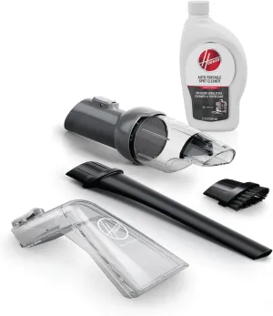 Hoover CleanSlate 5-Piece Interior Car Cleaning Kit, Compatible with Hoover Spot & Carpet Cleaners, Removes Wet & Dry Messes, Includes Auto Cleaning Solution for Upholstery and Carpeted Floor Mats
