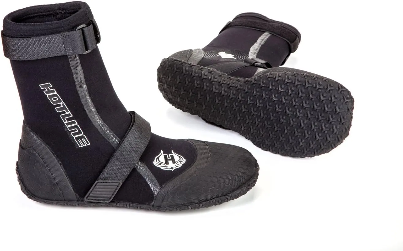 Hotline Wetsuits Booties Reflex Split Toe 5mm Black