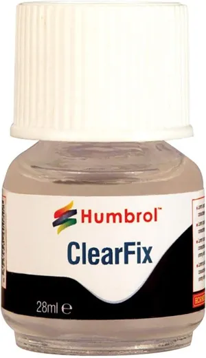 Humbrol AC5708 Clearfix Adhesive, 28ml – Adhesive Liquid Modeling Adhesive for Plastic Models Kit, Precision Application & Strong Bonding - Ideal for Model Diorama, Cars, Plane Miniatures