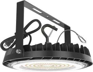 HYPERLITE high Bay led Lights: 150W led high Bay Lights for barn Shop Garage Warehouse Factory Lighting Industrial and Commercial Lighting