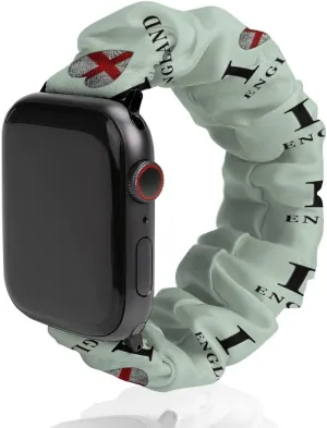 I Love England Britain Fashion Watch Strap Scrunchies Wristbands Compatible With IWatch Series