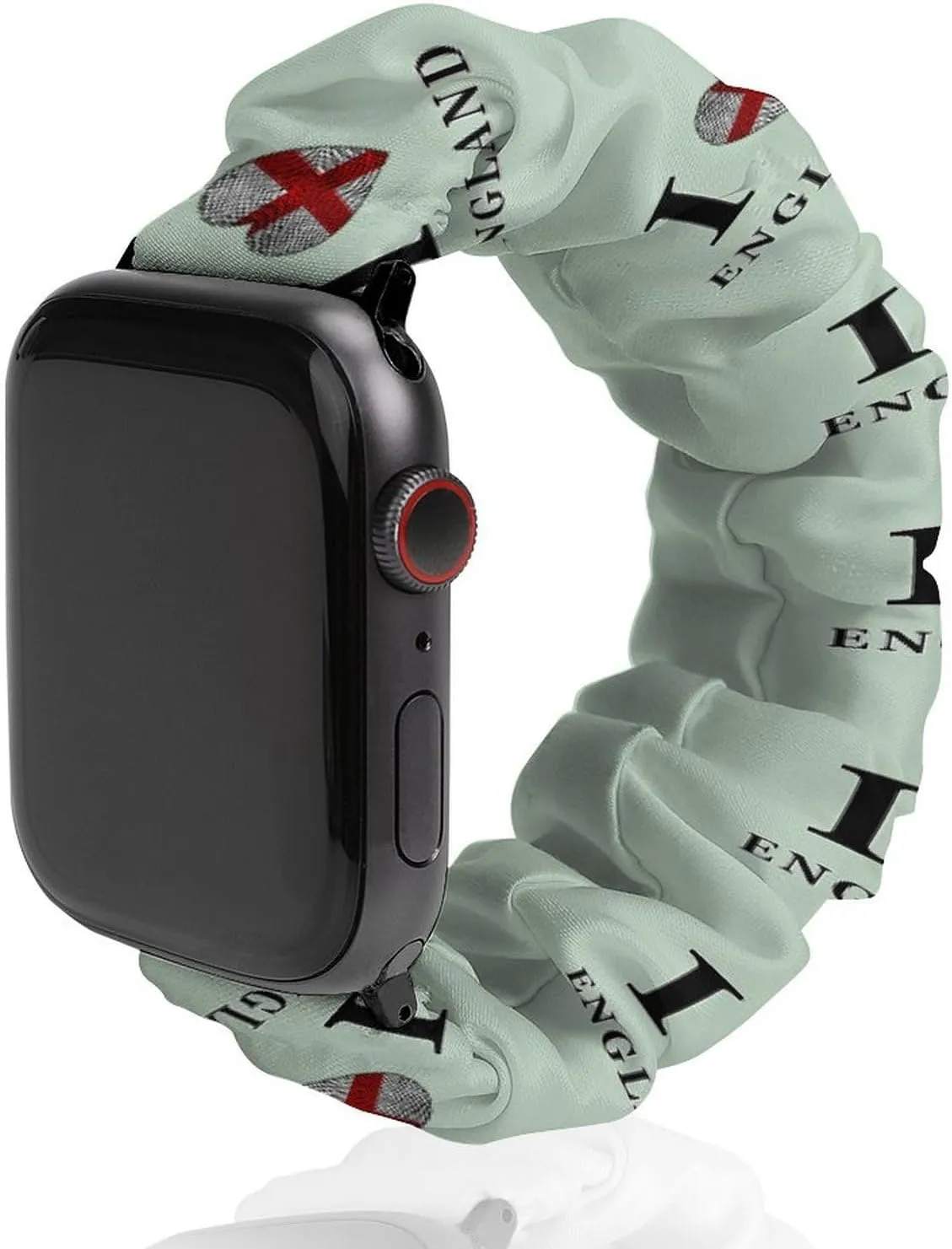 I Love England Britain Fashion Watch Strap Scrunchies Wristbands Compatible With IWatch Series