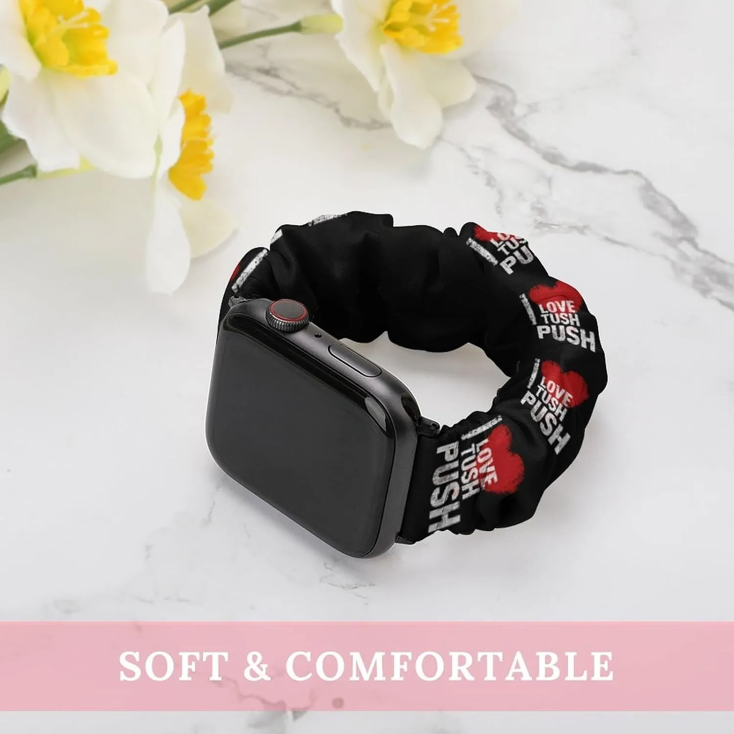 I Love Tush Push Fashion Watch Strap Scrunchies Wristbands Compatible With IWatch Series