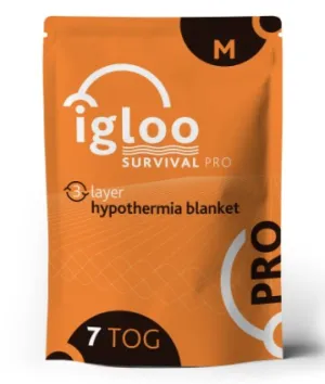 Igloo Pro Hypothermia Blanket - Large - Emergency Orange