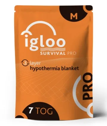Igloo Pro Hypothermia Blanket - Large - Emergency Orange