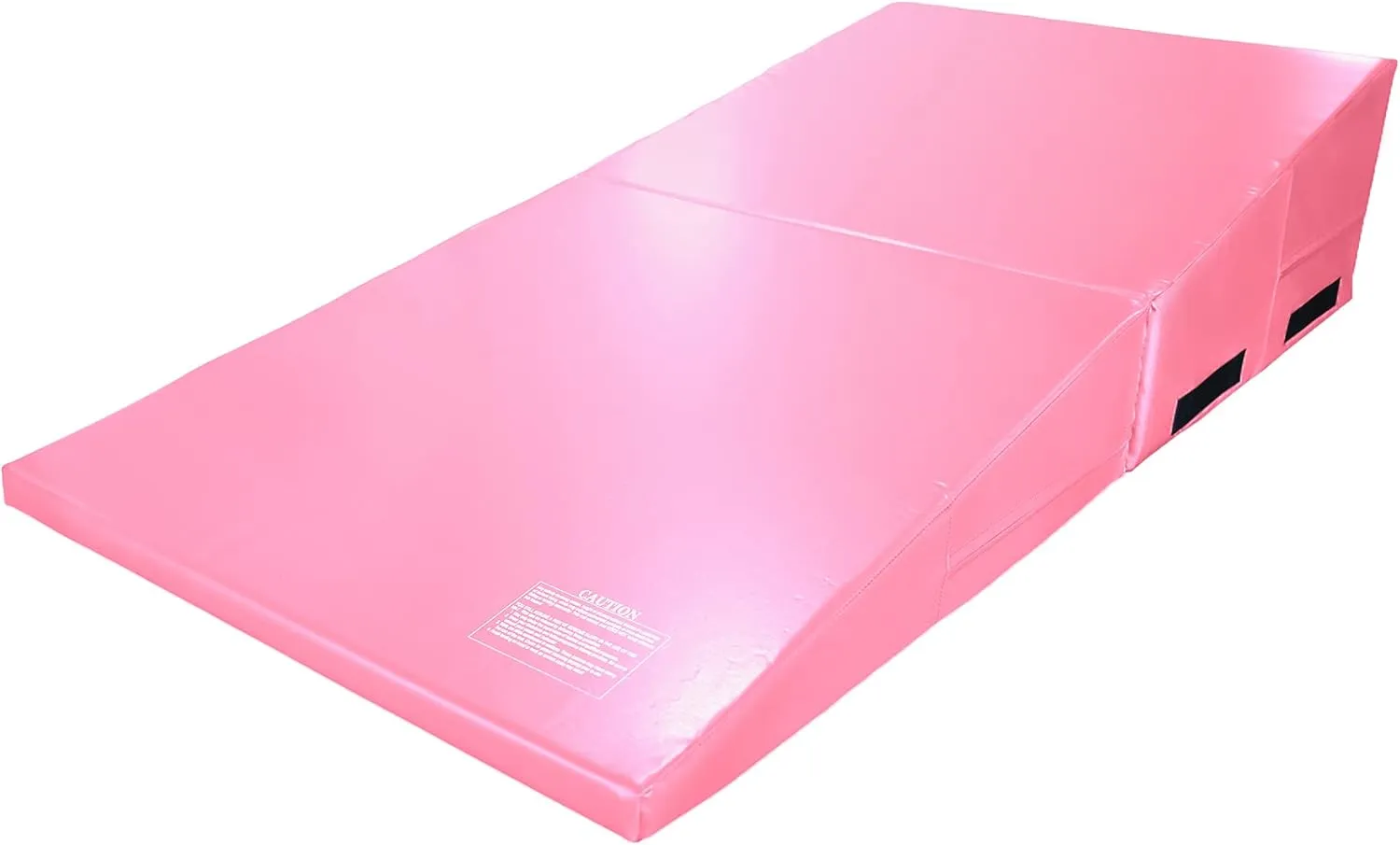 IncStores Gymnastics Wedge Mat | Foldable Vinyl-Covered Foam Gymnastics Cheese Mat for Learning Rolls, Handsprings and Many Other Acrobatic Stunts