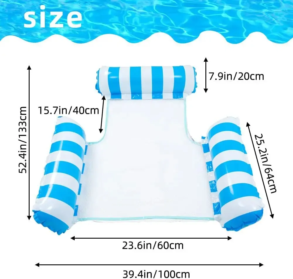 Inflatable Pool Float Hammock