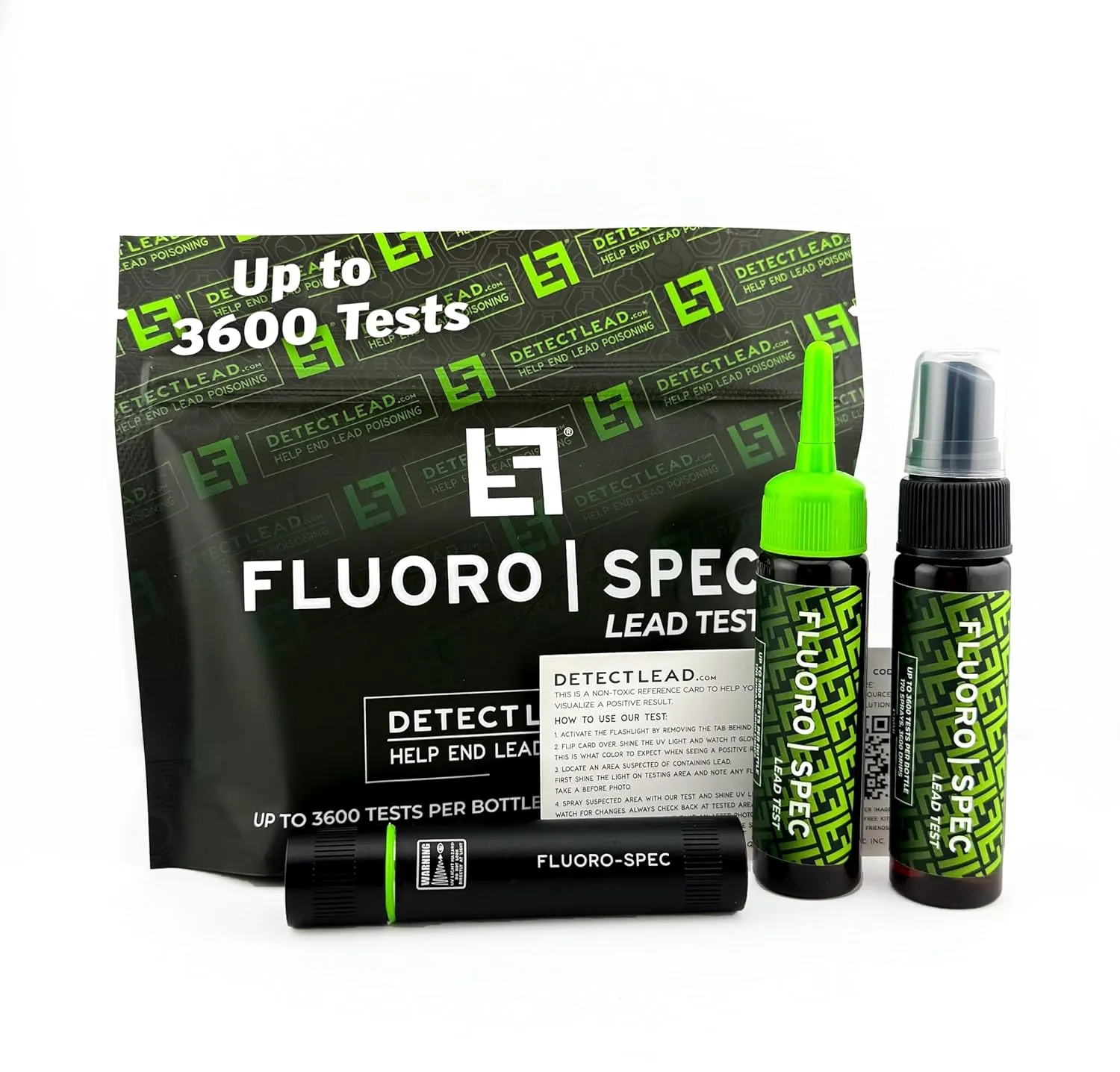 Instant Lead Test | Up to 3600 Uses| Lead Test Kit for Paint, Ceramics & More | Easy to Use, Accurate Results| Test All Your Stuff | Make Your Home Lead Safe | Home Lead Test Kit