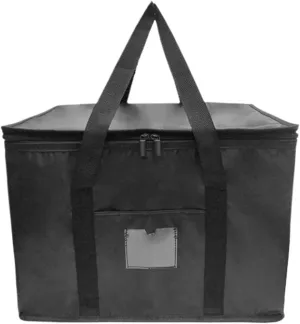 Insulated Grocery Bags, 45L Delivery Bags, 16.93x11.81x12.2 inches, Foldable Cooler Box, Food Carrier Tote, Oxford Storage Container, for Kitchen Organization, Meal Transport Gear