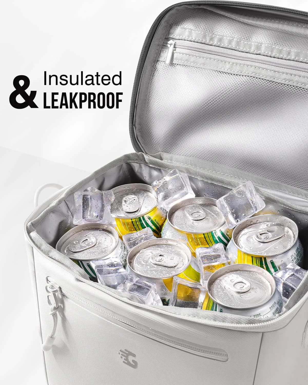 Insulated Lunch Box Bag Women - Waterproof Leakproof Lightweight Reusable Cooler for Work Picnic