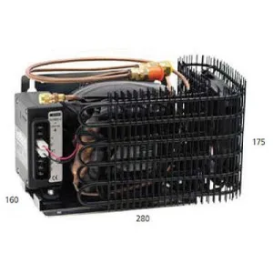 Isotherm Compact GE150 Classic Air Cooled Marine Refrigeration - DIY Build In Kit - Flat Evaporator Plate