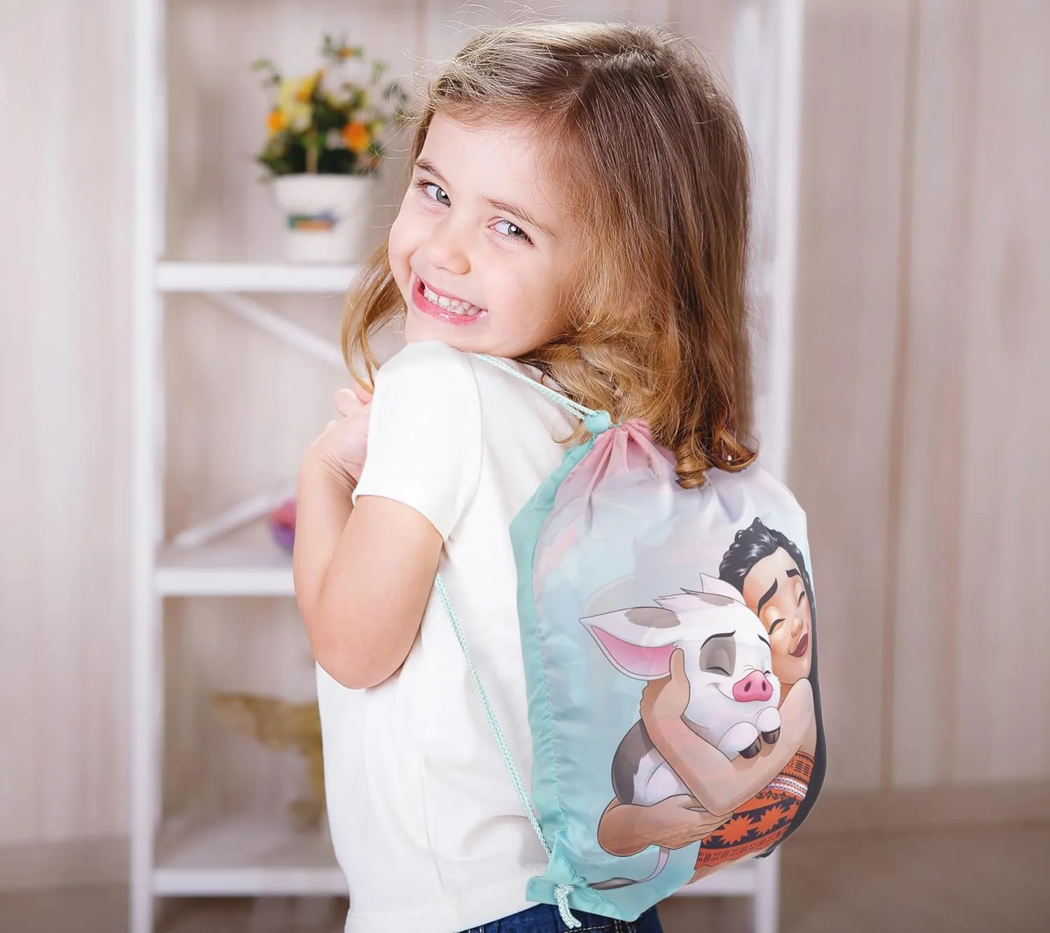 Jay Franco Disney Moana Tropical Slumber Sack - Cozy & Warm Kids Lightweight Slumber Bag/Sleeping Bag (Official Disney Product)