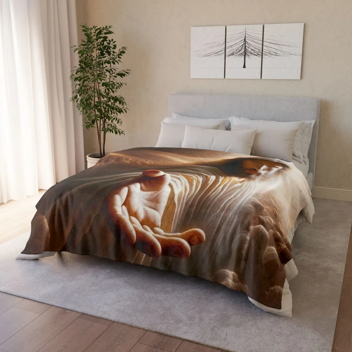 Jesus Saves Soft Plush Blanket