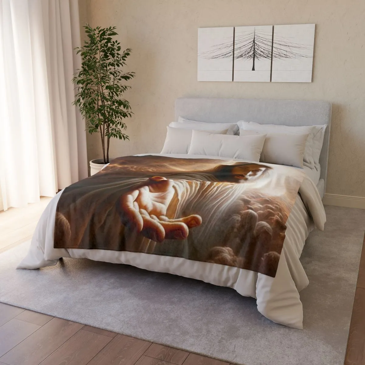 Jesus Saves Soft Plush Blanket