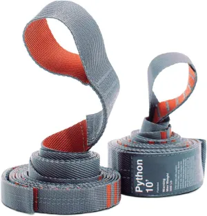 KAMMOK: Python 10' Tree Friendly Hammock Straps | Woven, No-Stretch, Knotless, Durable (Lightweight & Compact: Perfect for Hiking, Camping, Backpacking), Set of 2 w/Stuff Sack