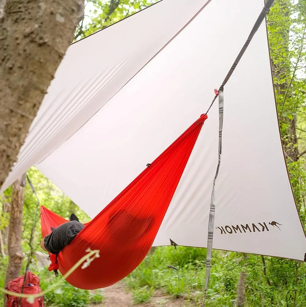 Kammok Roo Single Ultralight Hammock with Stuff Sack | Pocket Sized for Camping