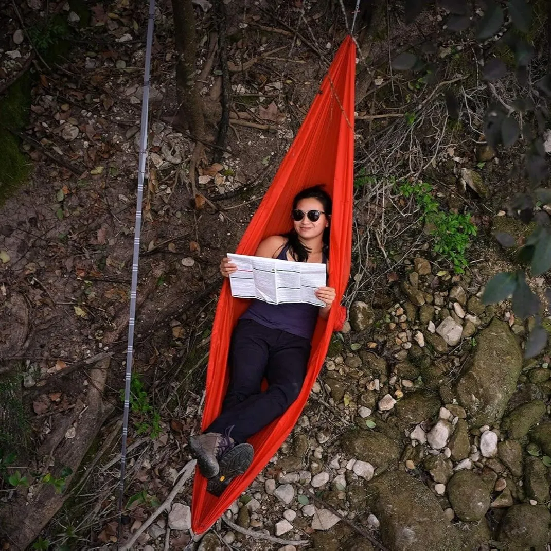 Kammok Roo Single Ultralight Hammock with Stuff Sack | Pocket Sized for Camping