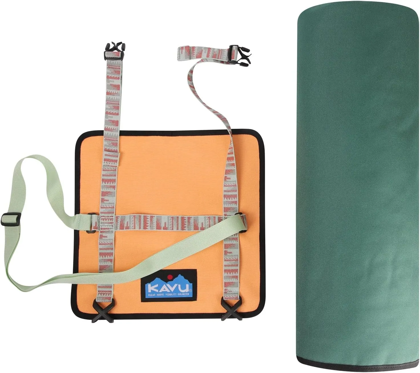 KAVU Surf Beach Blanket Camping Portable Fleece Quilt - Russet Valley