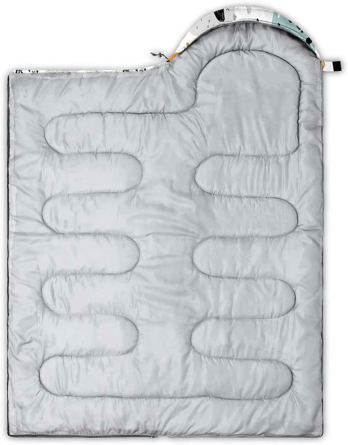 Kids Sleeping Bag for Boys Girls,Cute Puppy Print-Lightweight Warm Portable Outdoor Indoor-Waterproof Cold Weather Resistant Sleeping Bag for Camping Hiking