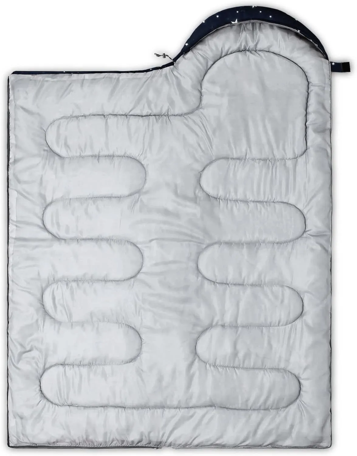 Kids Sleeping Bag for Boys Girls,Rocket Astronaut Moon Print-Lightweight Warm Portable Outdoor Indoor-Waterproof Cold Weather Resistant Sleeping Bag for Camping Hiking