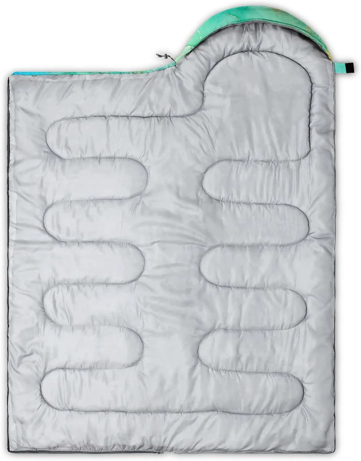 Kids Sleeping Bag for Boys Girls,Rocket Astronaut Moon Print-Lightweight Warm Portable Outdoor Indoor-Waterproof Cold Weather Resistant Sleeping Bag for Camping Hiking
