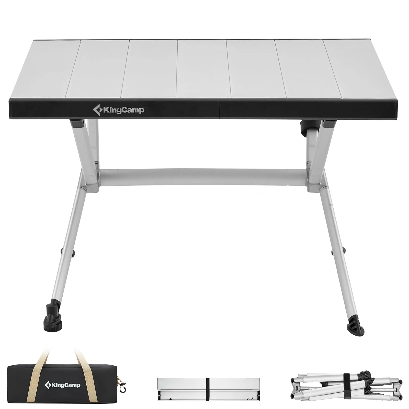 KingCamp DOLOMITE Camp Table Aluminum Roll-Up Table