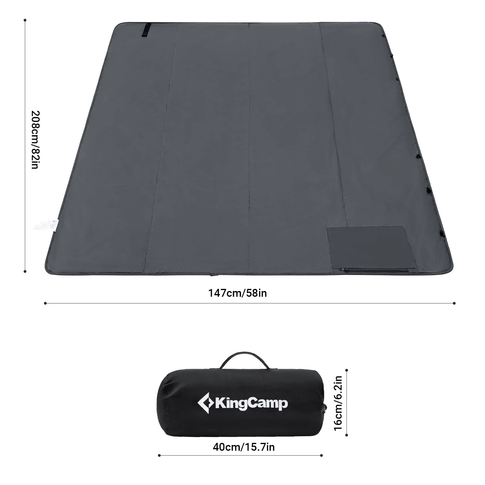 KingCamp JASMINE Picnic Rug Picnic Cushion
