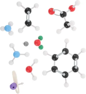 Kisangel 1set Molecular Structure Model Set Organic Chemistry Teaching Tool for Classroom and Lab Use Featuring Detailed Manual and Sturdy Construction for Enhanced Learning