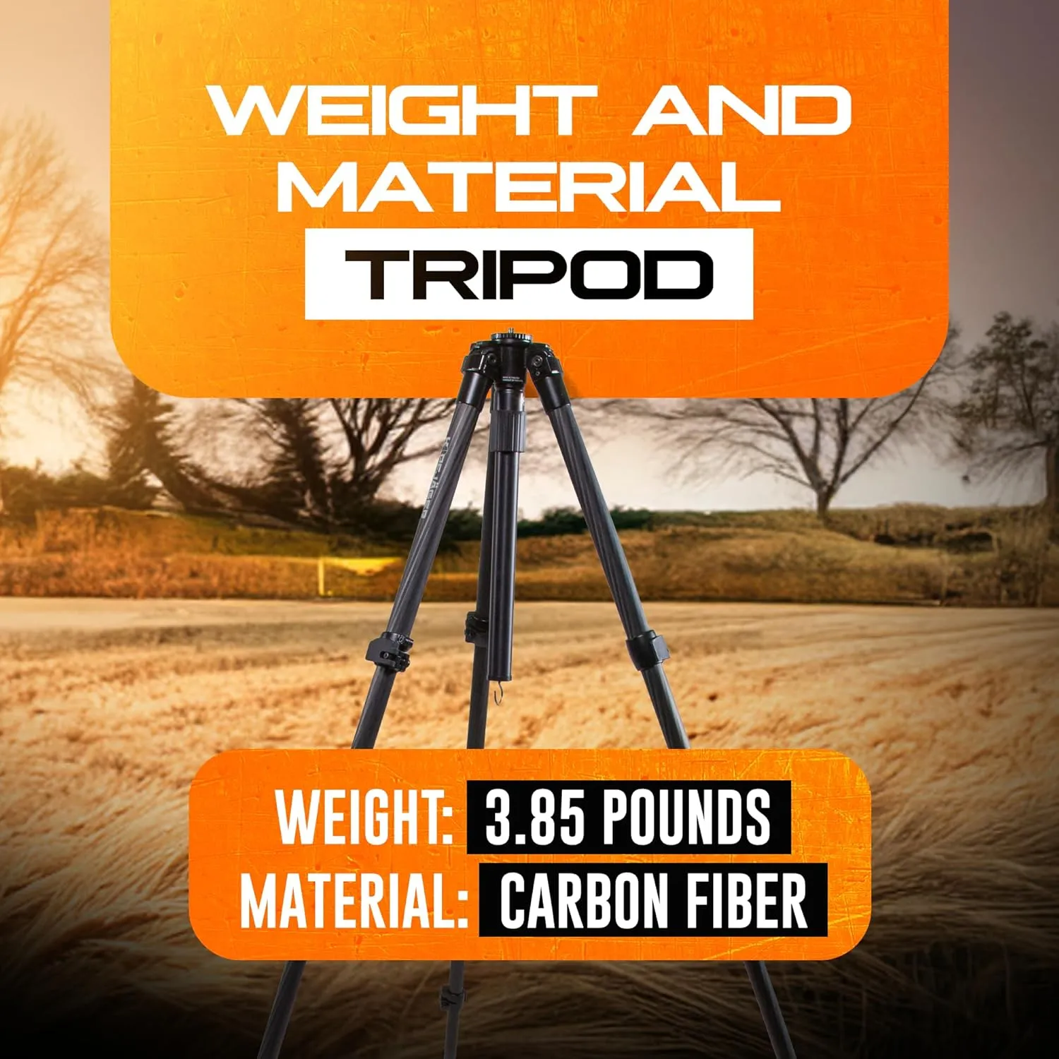 Kopfjager K800 Carbon Fiber Tripod