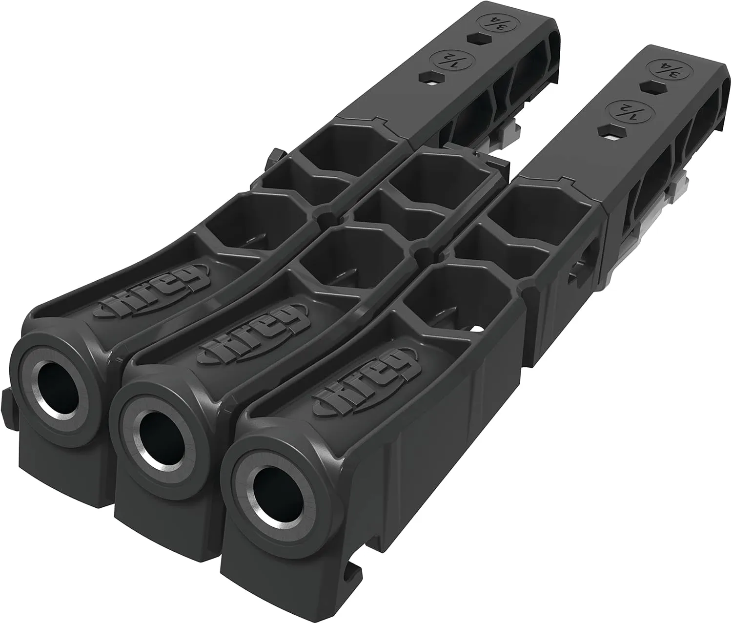 Kreg KPHJ230 - Kreg Pocket-Hole Jig Micro - Micro Jig for Thin Stock, Cabinets, Drawers & Repairs - 33% Smaller Holes - Create Micro Pocket Hole - For 1/2? & 3/4? Thick Materials