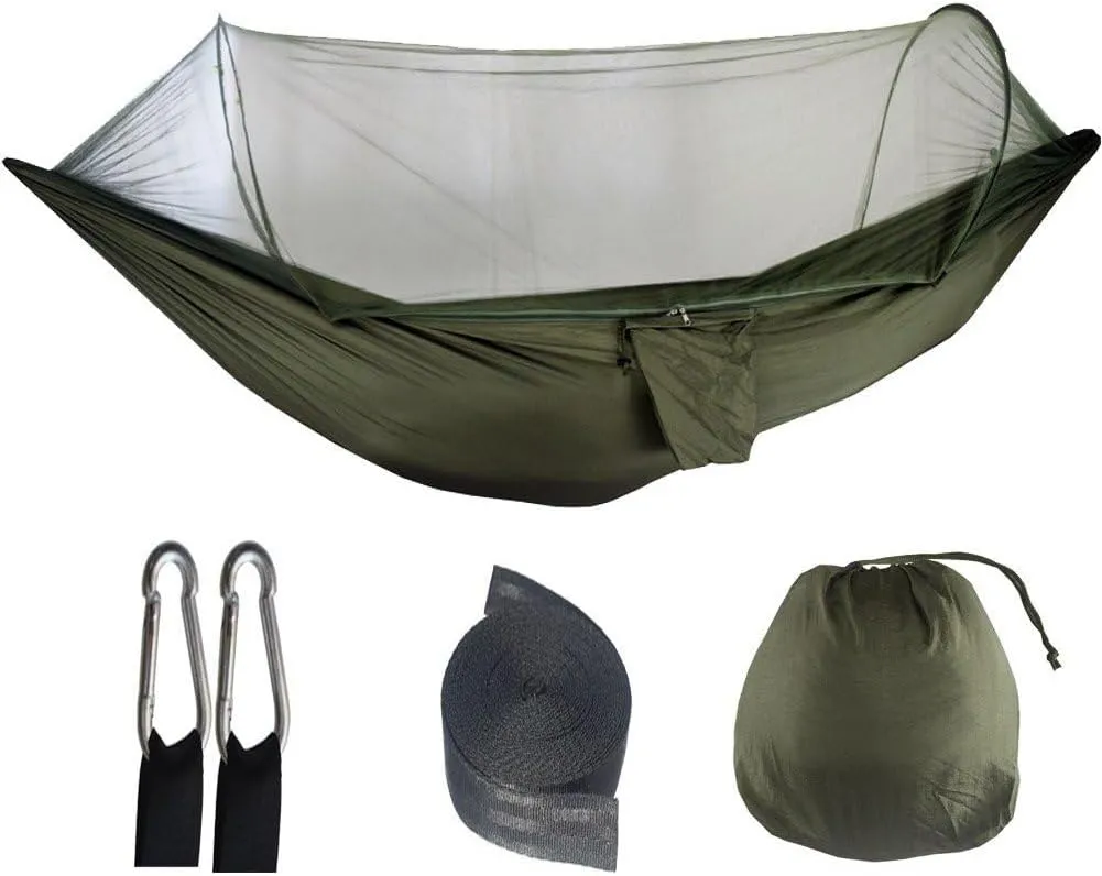 Large Camping Hammock Portable Travel Hammock Garden Camping Swing for Outdoor Camping Garden Backyard Patio Hiking