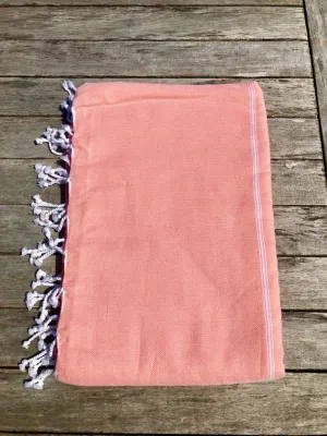 Large Turkish Towel - Apricot