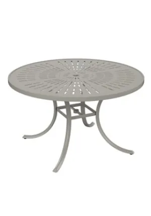 La'Stratta 48" Round Umbrella Dining Table by Tropitone