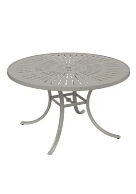 La'Stratta 48" Round Umbrella Dining Table by Tropitone