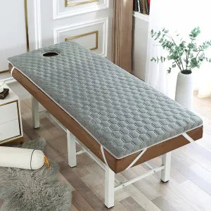 Latex Memory Foam Mattress Topper for Massage Table Beauty Salon Lash Bed Topper Spa Bed Cushion with Face Hole Massage Accessories Protective Pad Thicken,C/6cm,180 * 70cm(t)