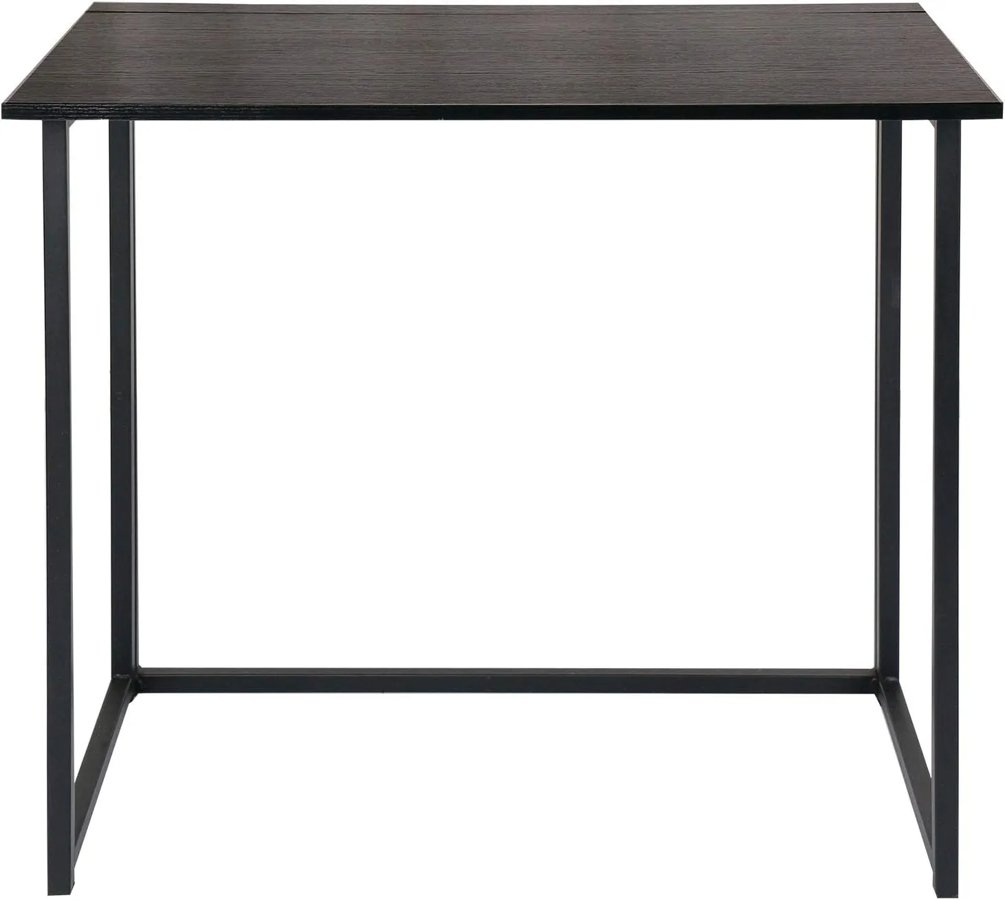 Leopard Outdoor Products Folding Computer / Laptop Table for Small Spaces, Space-Saving Home Office / Writing Desk, Compact Study Reading Foldable Desk (Black)