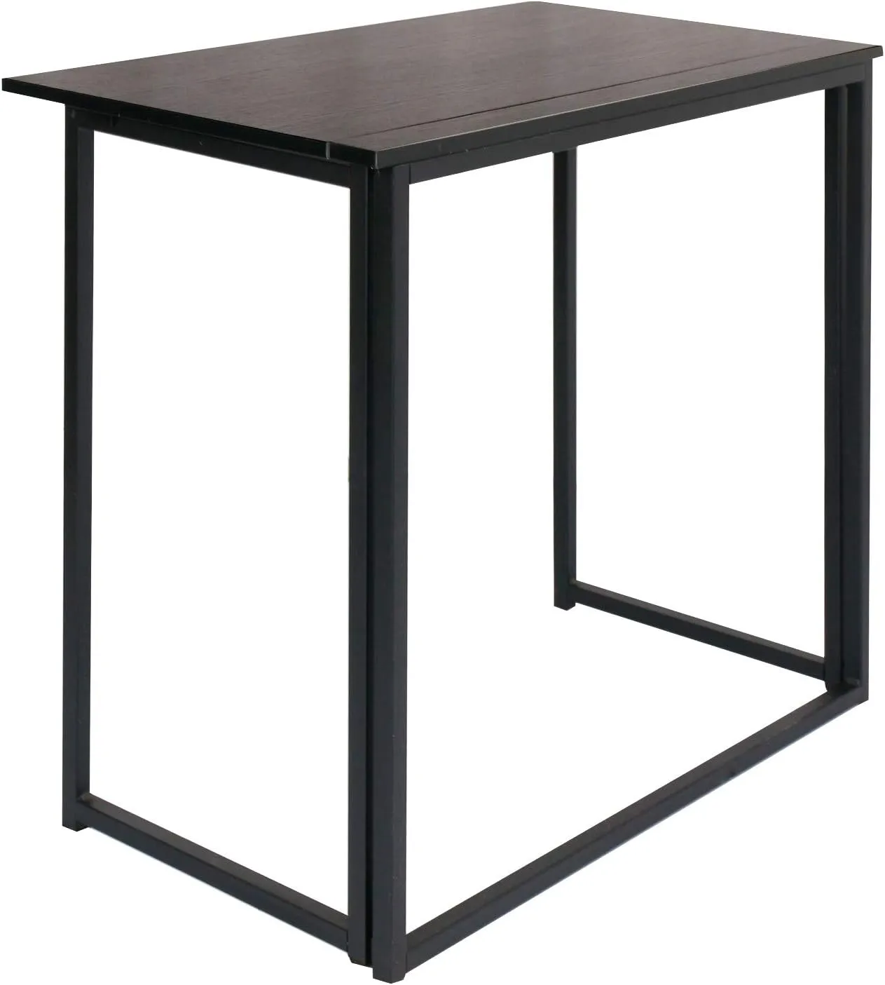 Leopard Outdoor Products Folding Computer / Laptop Table for Small Spaces, Space-Saving Home Office / Writing Desk, Compact Study Reading Foldable Desk (Black)